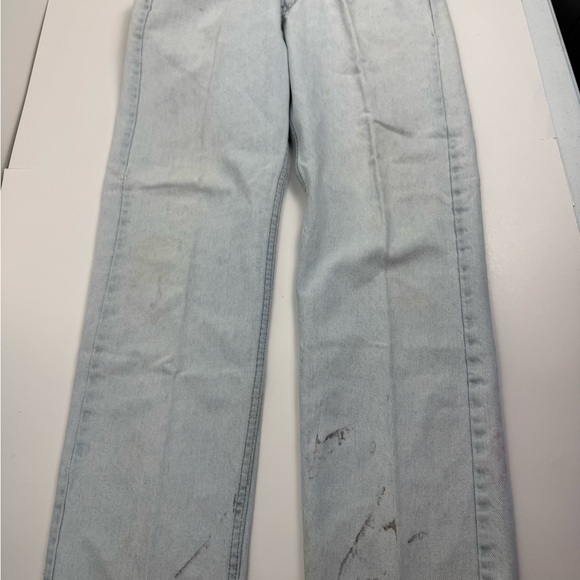 levis 501 Light Wash‎ Jeans Distressed Denim Grunge Style Pants - Picture 1 of 13